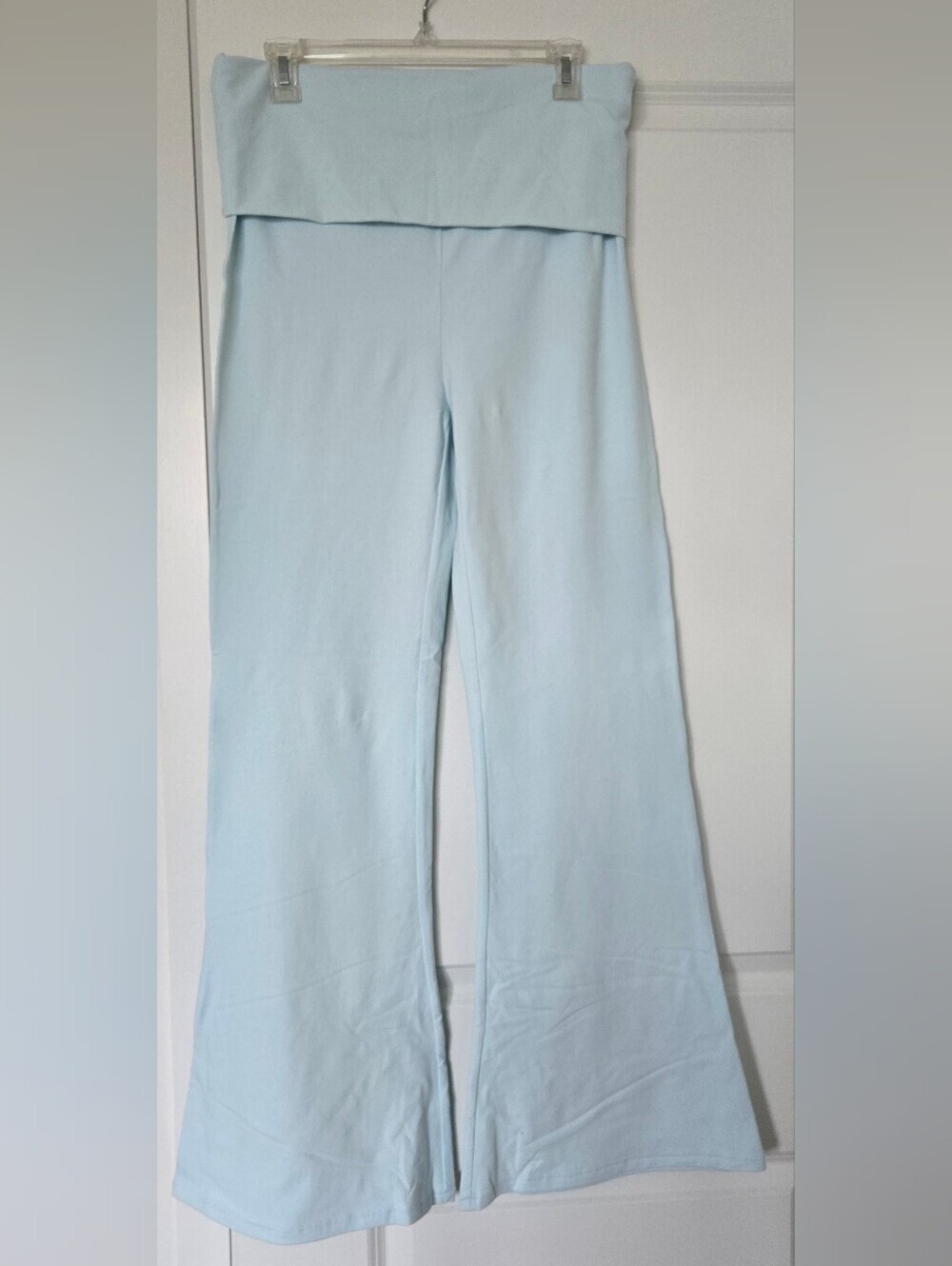 Comfrt Soft Stretch Fold Over Flare Bottom Pants - Picture 4 of 7